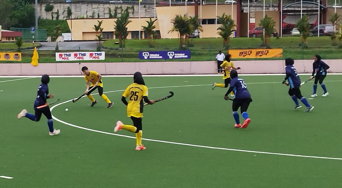 Hoki wanita Negeri Sembilan tewaskan pasukan dari Pulau Pinang 1 Pemain Hoki Negeri Sembilan